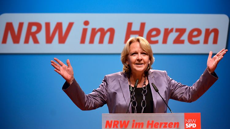 Hannelore Kraft hat viel vor mit Rot-Grün.