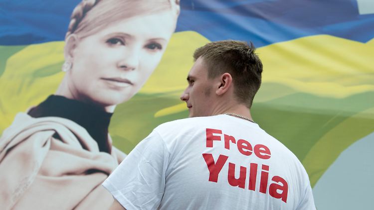 Proteste am Rande der Fußball-EM in der Ukraine
