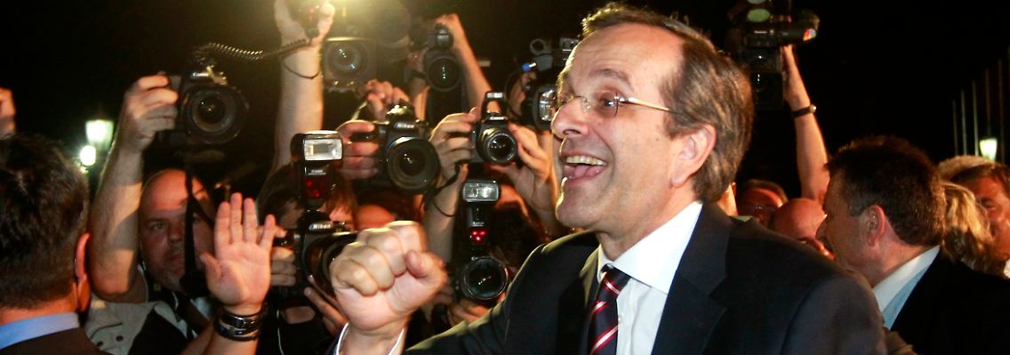 ND-Chef Samaras stellt die Einhaltung des Sparkurses in Aussicht.