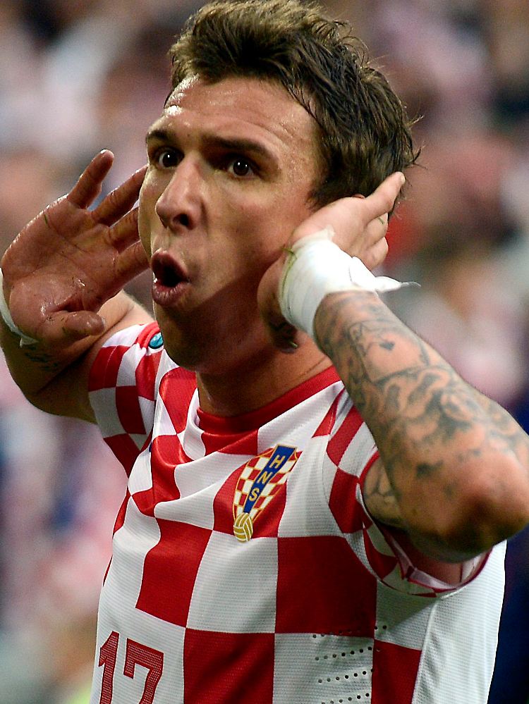 Gefährlichster Kroate: Mandzukic traf bereits dreimal bei der EM.