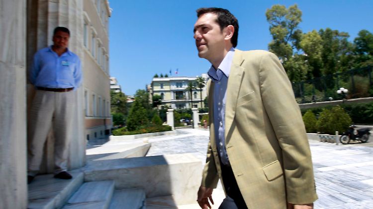 Tsipras lässt den Wahlsieger hängen.