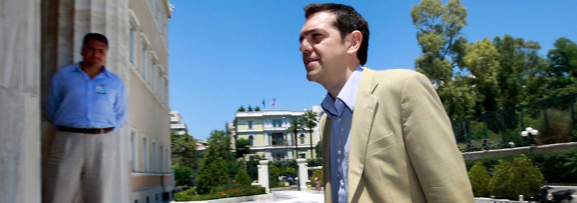 Tsipras lässt den Wahlsieger hängen.