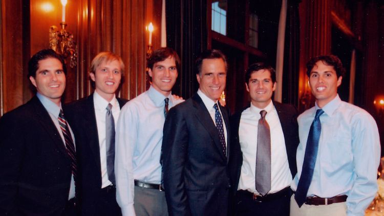 Die Polit-Firma "Romney & Sons": Tagg, Ben, Josh, Vater Mitt, Matt und Craig.