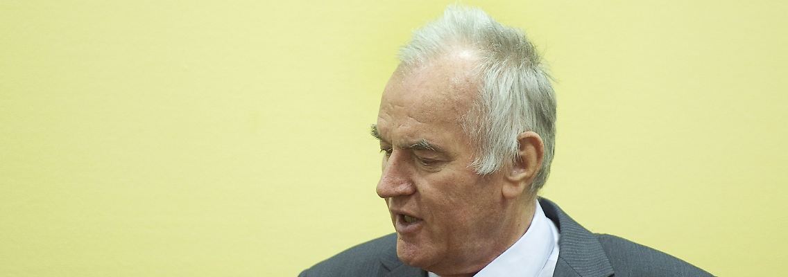 Mladic findet, dass er unschuldig ist.