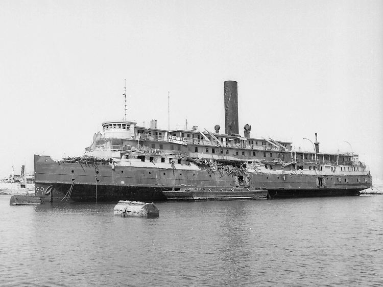 Die Fahrt der "Exodus" nach Palästina erregte international Aufsehen.