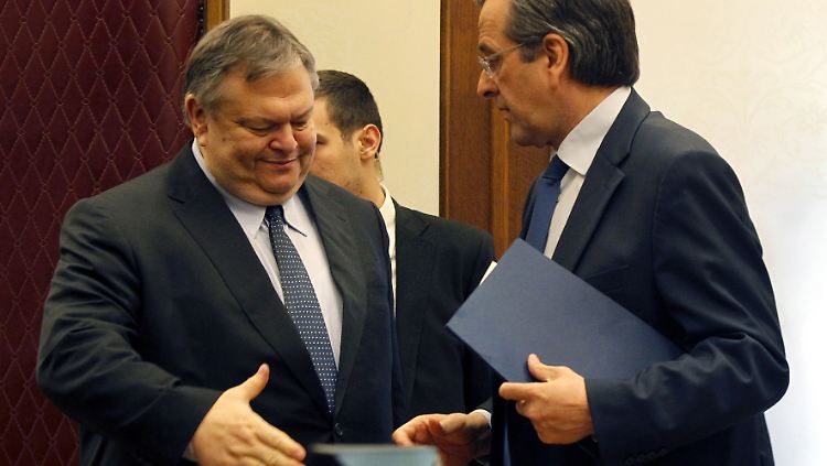 Venizelos und Samaras würden gerne eine weitere Linke Partei ins Boot holen.
