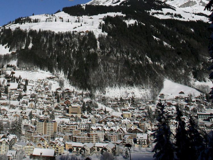 Blick auf Engelberg.