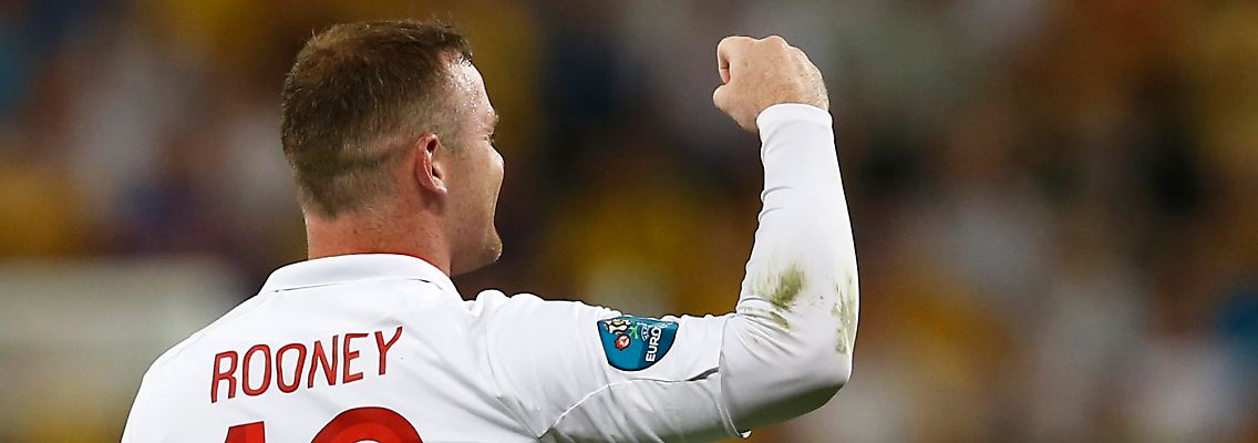 48. Minute: Wayne Rooney schießt England in Führung.