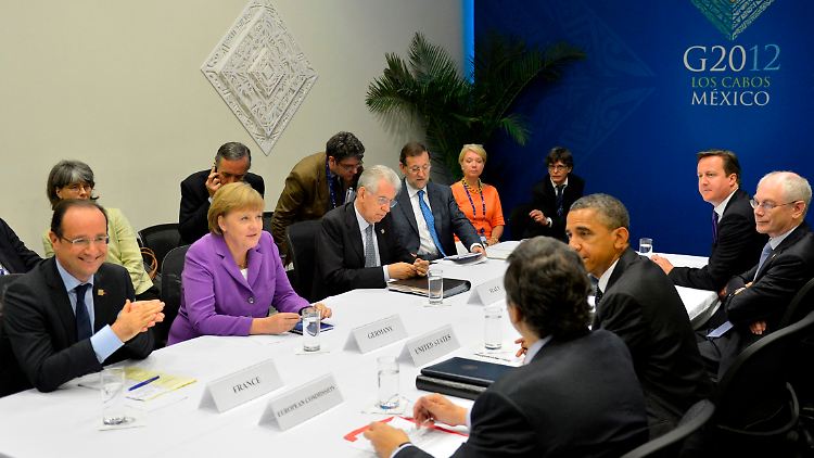 Die Euro-Schuldenkrise ist das bestimmende Thema in Los Cabos.