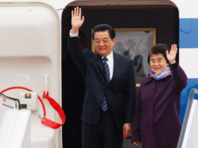 Die Charta ist Chinas Führung - hier Präsident Hu Jintao mit seiner Frau - ein Dorn im Auge.