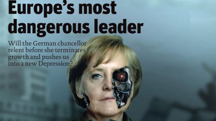 Umstritten ist Merkel vor allem im Ausland. In Deutschland sind einer Umfrage zufolge 75 Prozent der Menschen zufrieden mit ihr.