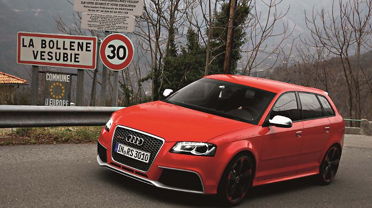Achtung Hochleistung: der RS3 schafft es in 4,6 Sekunden von null auf 100.