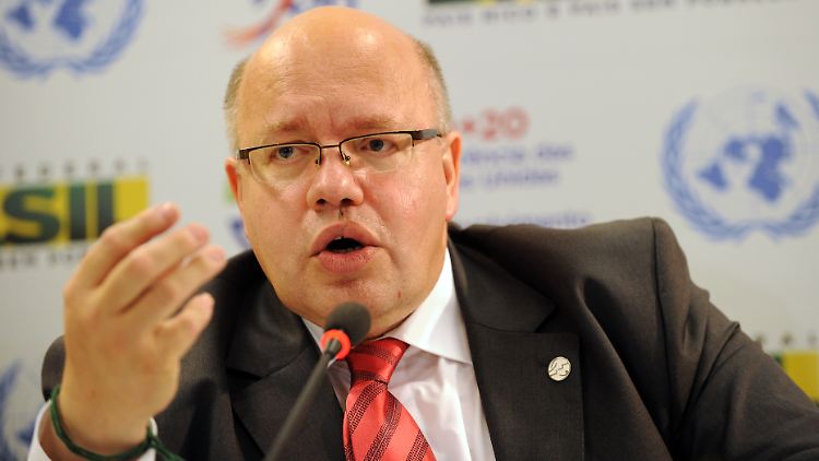 "Mucho Obrigado" - Altmaier spricht auch Portuganisch.