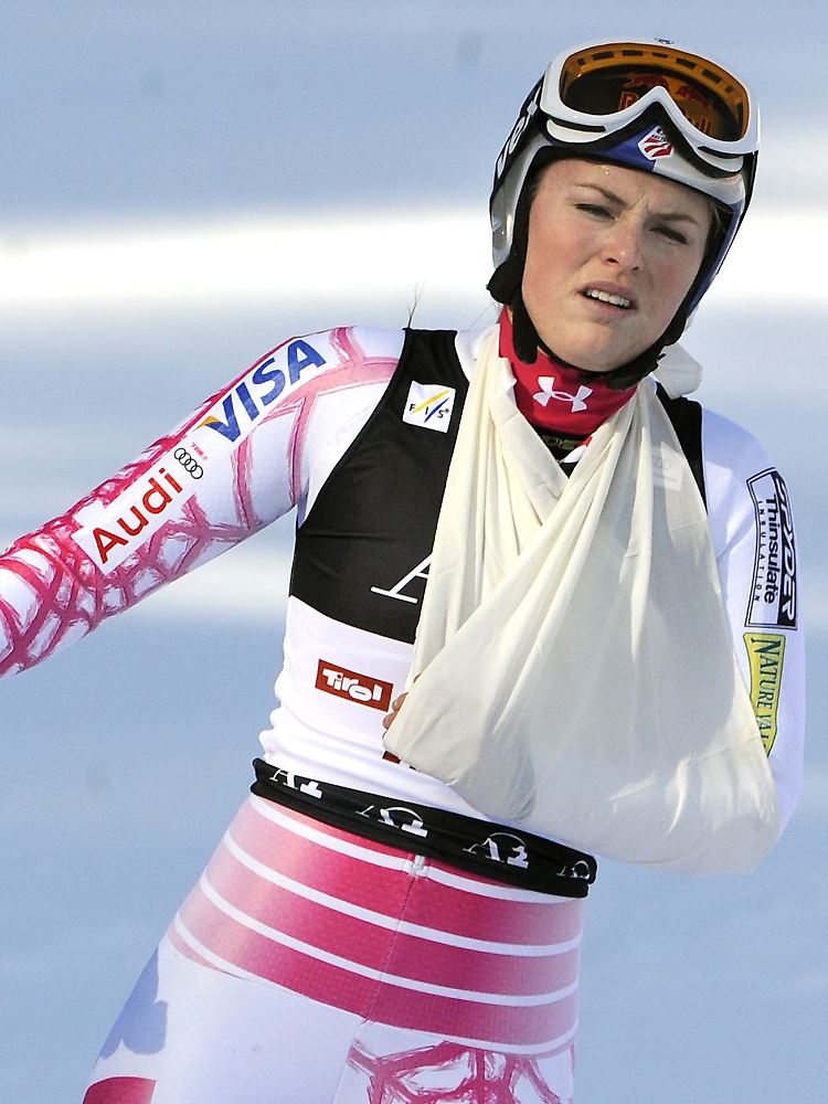 Gesstürzt: Lindsey Vonn.