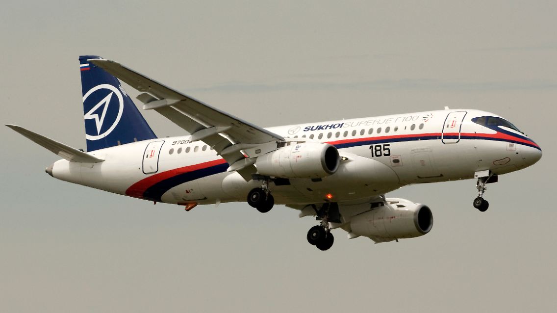 Der Superjet 100.