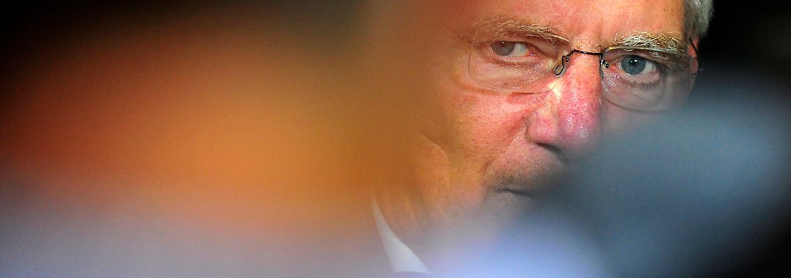Schäuble: "Bislang haben die Mitgliedsstaaten in Europa fast immer das letzte Wort. Das kann nicht so bleiben."