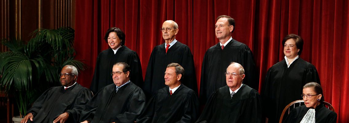 US-Verfassungshüter: die Richter des Obersten Gerichtshofes.