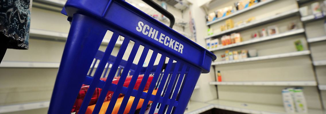 Bei Schlecker läuft der Ausverkauf.