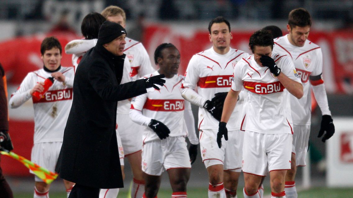 VfB-Coach Christian Gross ist mit seinem Kader nicht hundertprozentig zufrieden.