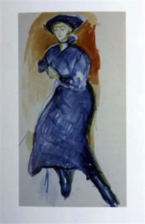 2006-werden-Munchs-Aquarell-Das-blaue-Kleid-und-zwei-seiner-Lithografien-aus-einem-norwegischen-Hotel-gestohlen