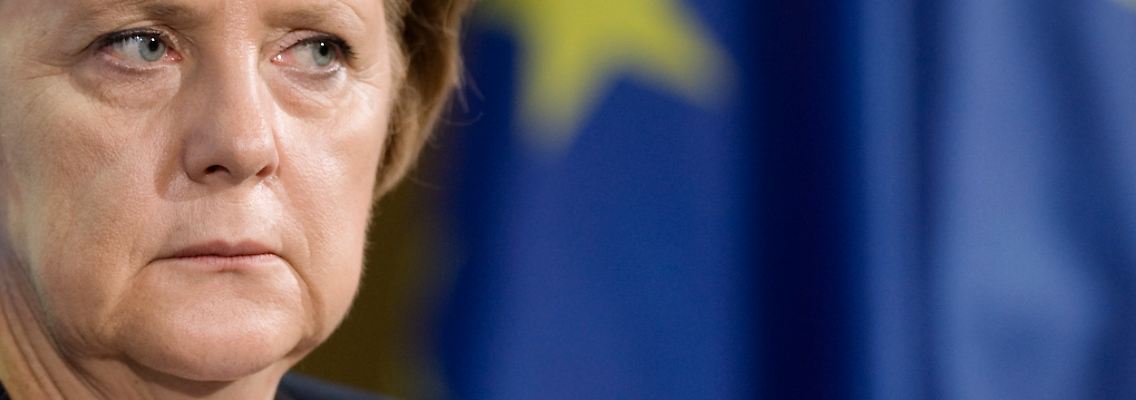 Unter Druck: Angela Merkel.
