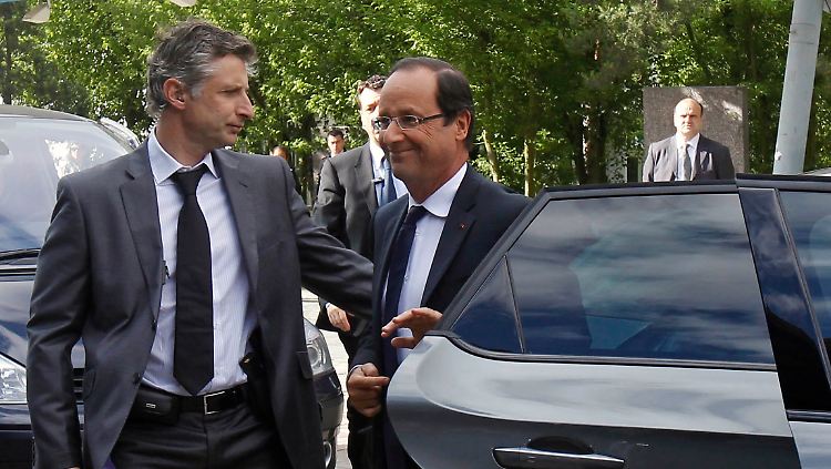 Ob sich François Hollande wirklich wohl in seiner Haut gefühlt hat?