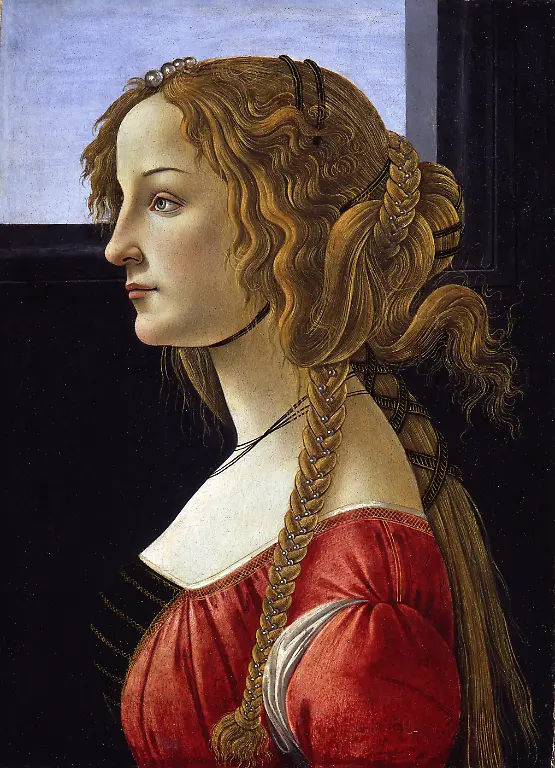 13-SandroBotticelli-ProfilbildniseinerjungenFrau
