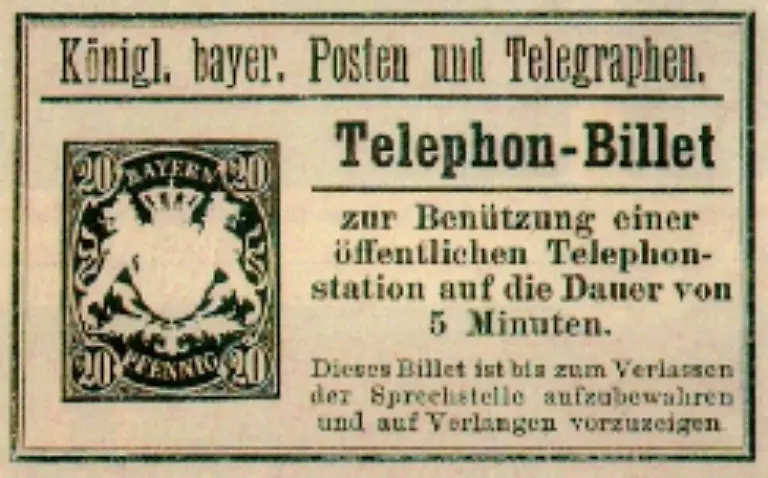 Telephon-Billet