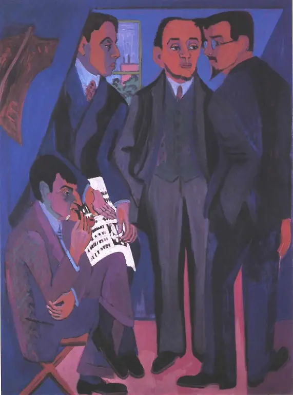Eine-Kuenstlergruppe-Kirchner