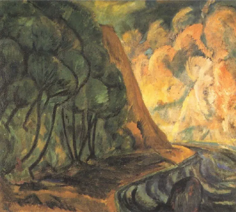Gehoelz-am-Meer-Erich-Heckel