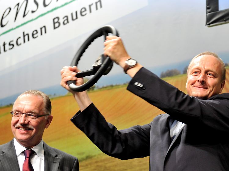 "Das ist ein äußerst verantwortungsvolles Amt": Joachim Rukwied (r.).