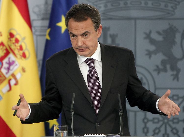 Jose Luis Rodriguez Zapatero muss den aus dem Ruder gelaufenen Haushalt in Ordnung bringen.