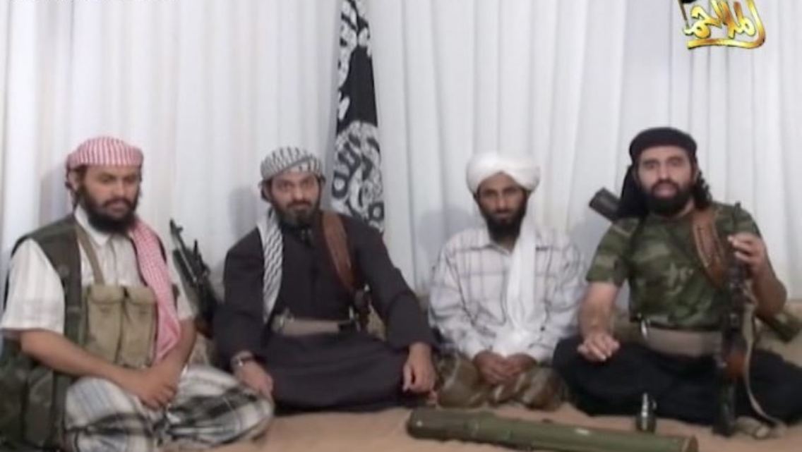 Die Al-Kaida-Führung der arabischen Halbinsel (Aufnahme aus einem Video von Januar 2009).