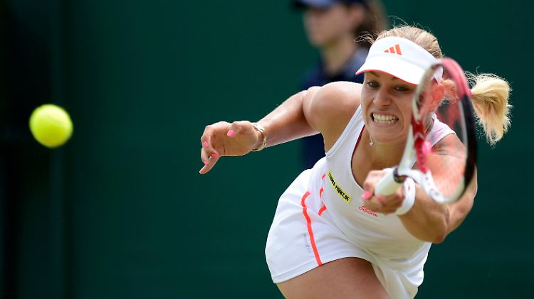 Angelique Kerber, durchsetzungsstark.
