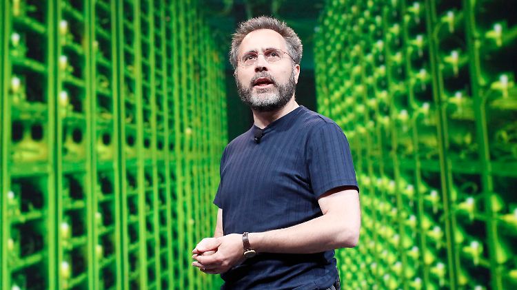 Urs Hölzle präsentiert die "Google Compute Engine".