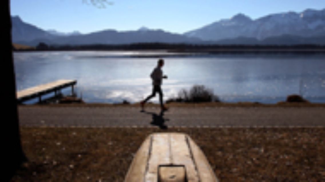 ... wenn wir uns gut fühlen nach einem Lauf von 10 Kilometern ...