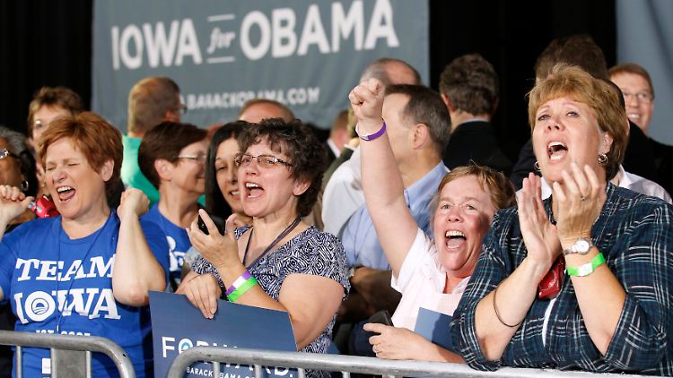 Obama hat viele weibliche Fans.