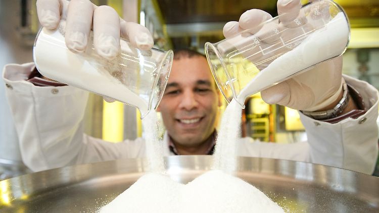 Verspricht Stärkung für das Immunsystem: pulverförmiges Cyanophycin Dipeptid.