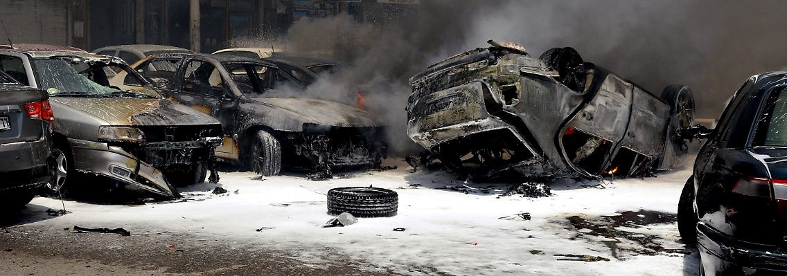 Die letzte große Explosion in Damaskus gab es neben dem Justizpalast.