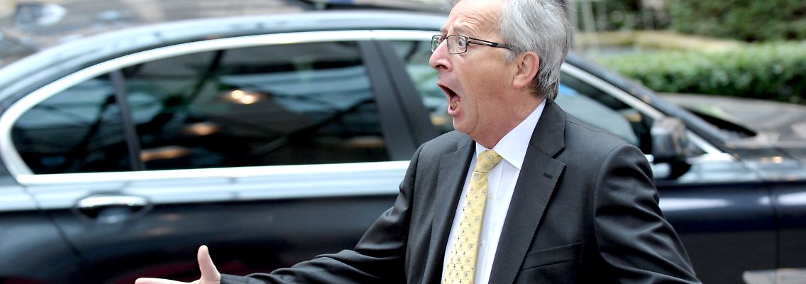 Juncker hat Stress und will unterstützt werden.