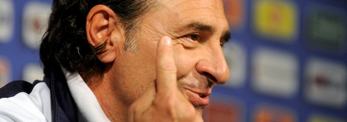 Cesare Prandelli, positiv.