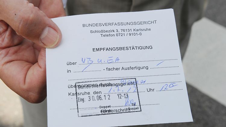 Die Eingangsbestätigung der Schachtschneider-Gruppe.