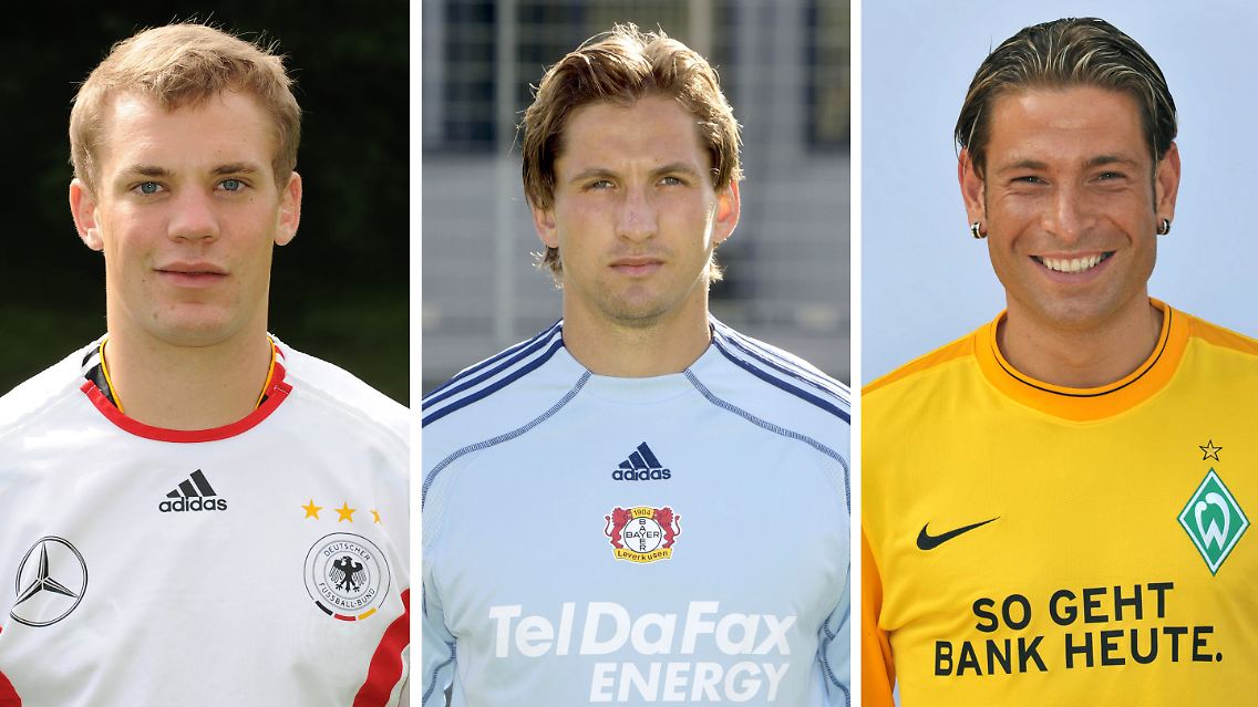 Ein Platz, drei Kandidaten (v.l.): Manuel Neuer, Rene Adler und Tim Wiese streiten um die Nr. 1 im DFB-Team.