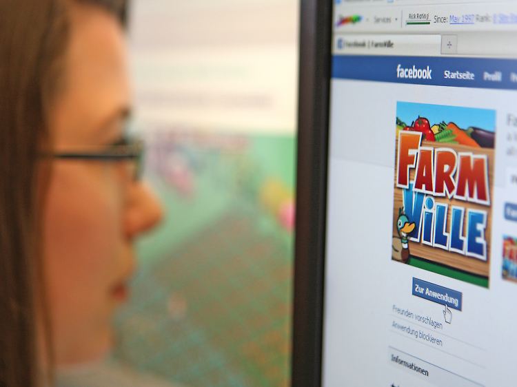 Das Facebook-Spiel FarmVille erlebte 2010 einen Boom.