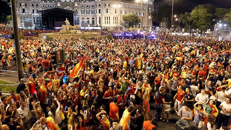 Der Jubel in Madrid ist grenzenlos.