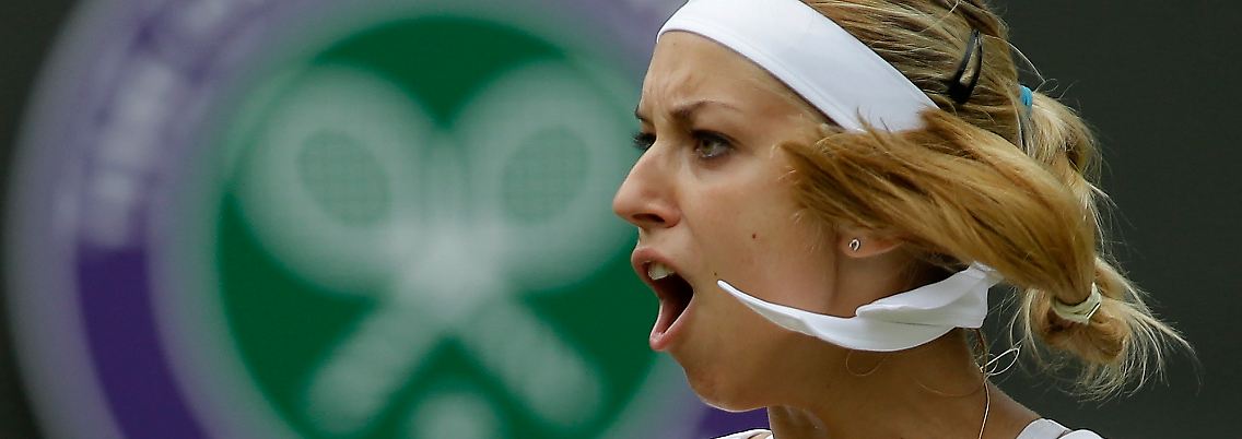 Sabine Lisicki, stark.