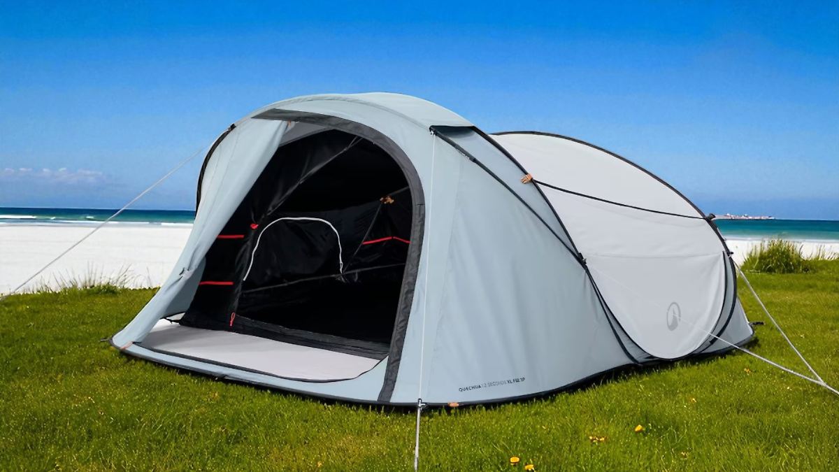 Camping-Deal im Check: Schlafplatz in zwei Sekunden: Quechua-Wurfzelt  gnstig im Angebot - ntv.de