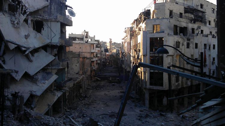 Syrien leidet unter dem Konflikt - hier in Homs.