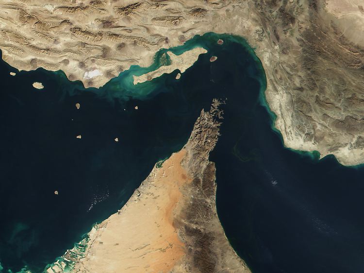 Strategisch bedeutsame Meerenge: Der Iran kontrolliert die Durchfahrt durch die Straße von Hormus.