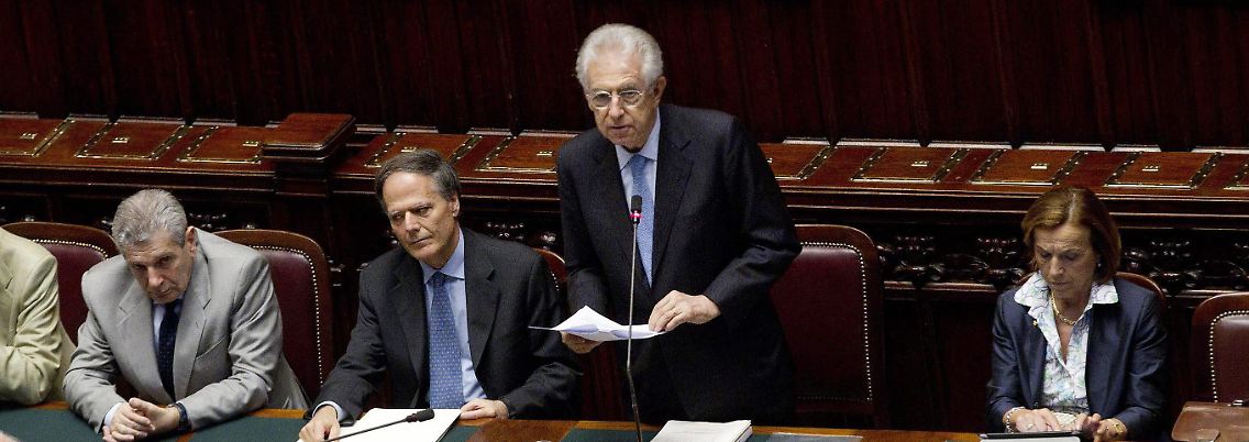 Mario Monti setzt seine Versprechen um.